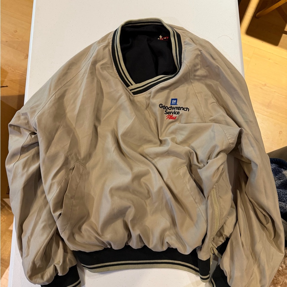 Vintage NASCAR Dale Earnhardt #3 Pullover Windbreaker Jacket - REVERSIBLE - Picture 2 of 2